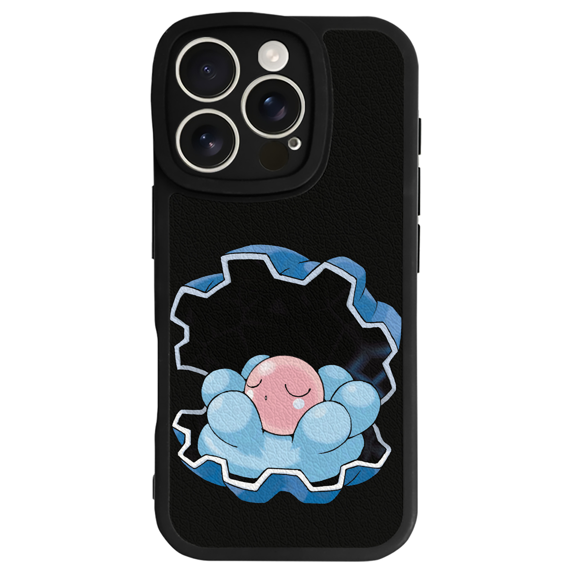 （画像用） ポケットモンスター Pokémon 【iPhone 16シリーズ対応】シリコンスマホケース（レザー調） 材質：シリコン